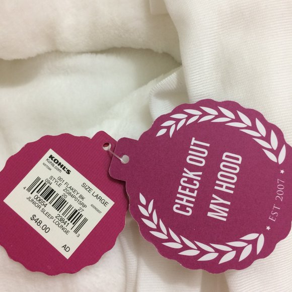 SO Soft & Cozy 2-pc Pajama Set Cute Hood Pullover - Picture 5 of 5